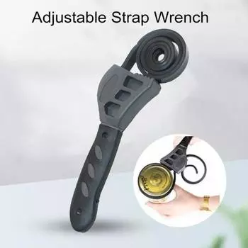 Ременной ключ Регулируемый резиновый гаечный ключ Открывалка для масляного фильтра Кран для раковины
