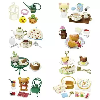 Rement Rilakkuma Долгожданное британское время чаепития 1 КОРОБКА Приблизительно В115 x Ш70 x Г50 мм Изготовлен из ПВХ, АБС