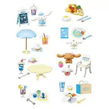 Rement Sanrio Персонажи Cinnamoroll Seven Colors Cafe Terrace Набор из 8 популярных корейских игрушек