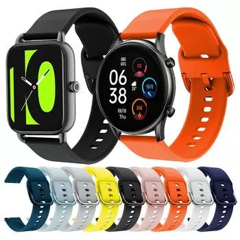 Ремешки для часов Haylou RS4 Plus/RT2 LS10/RT/LS05s/RS3, силиконовый ремешок для Haylou GST, браслет, ремешок для часов, аксессуары