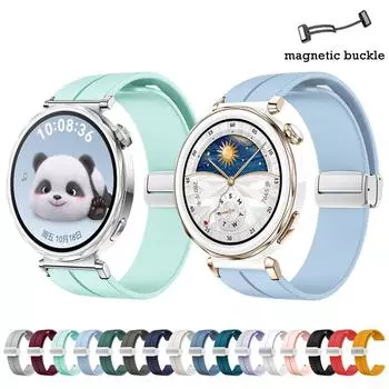 Ремешки для часов Huawei Smartwatch GT5 GT5 Pro 41 мм 42 мм Силиконовые аксессуары для Huawei GT5/GT5 Pro 18 мм Универсальные ремешки для часов GT5 Pro 42mm
