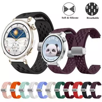 Ремешки для часов Huawei Smartwatch GT5 Pro 42 мм, быстросъемный ремешок GT5 41 мм для Huawei GT5 Pro/GT5 18 мм, универсальный ремешок для часов GT5 Pro 42mm белый