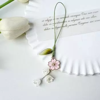 Ремешки для мобильных телефонов в виде тюльпанов, симпатичные, для мобильного телефона, шнурок для руки