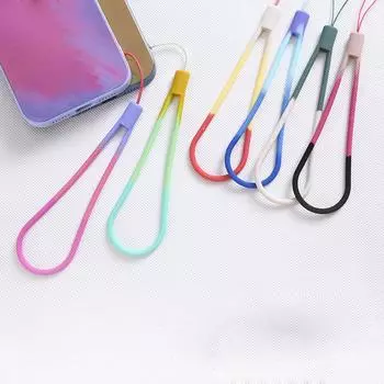 Ремешки Подвески для телефона Веревка для подвешивания телефона Акварельный тканый узор Ремешок для запястья Ремешок для мобильного телефона 06