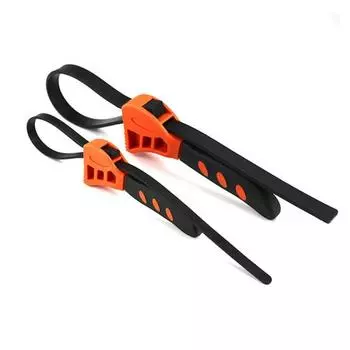 Ремешковый ключ TPR Регулируемый противоскользящий двухцветный многофункциональный антикоррозийный ключ для масляного фильтра Главная 6inch