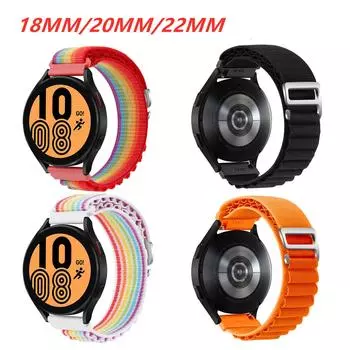 Ремешок 18 мм, 20 мм, 22 мм для Garmin Venu 2s 2plus Sq Vivoactive 4s, ремешок для часов, браслет для Galaxy Watch5 4 3 Active 2 S3