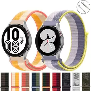 Ремешок 22 мм 20 мм для Samsung Galaxy watch 4 classic/46 мм/Active 2/3/Gear S3/браслет amazfit correa Huawei watch GT 2/3 Pro Band 20mm watch band