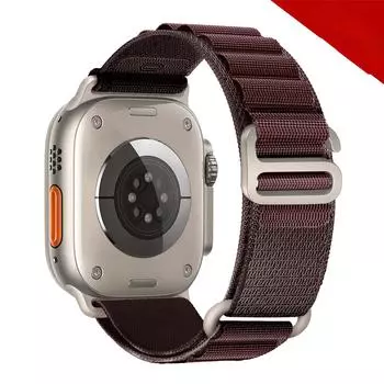 Ремешок Alpine Loop для Apple Watch, ремешок 44 мм, 40 мм, 49 мм, 45 мм, 41 мм, 38 мм, 42 мм, нейлоновый ремешок для часов, браслет Iwatch Series 9 5 SE 6 7 8 Ultra 2 38 40 41 mm