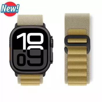 Ремешок Alpine Loop для Apple Watch Ultra 2 Band 49 мм 45 мм 44 мм 40 мм 41 мм 46 мм 42 мм 38 мм Браслет iWatch Series 10 SE 9 8 7 6 5 4 38-40-41mm S10-42mm