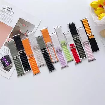 Ремешок Alpine Loop для Apple Watch Ultra 49 мм, 44 мм, 40 мм, 45 мм, 41 мм, 42 мм, 38 мм, 40, 44, 45 мм, браслет iWatch series 7, 6, 5, 3 se 8, ремешок