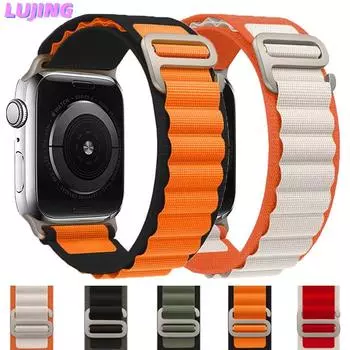 Ремешок Alpine loop для ремешка apple watch 38 мм 40 мм 41 мм 42 мм 44 мм 49 мм нейлоновый браслет ремень iwatch 5 SE 6 7 8 9 Ultra2 correas apple watch 38mm 40mm 41mm