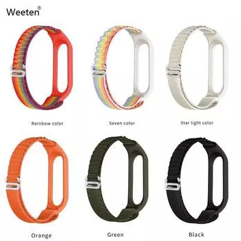 Alpine Loop Band для Xiaomi Mi Band 9 8 7 6 5 Браслет Сменный ремешок для Mi Band 4 3 5 6 7 For Mi Band 7/6/5/4/3