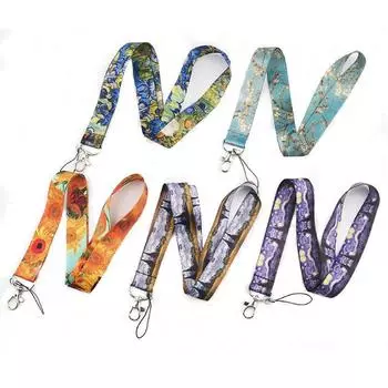 Ремешок Аксессуары для мобильных телефонов Шейный ремешок Ремешки для мобильных телефонов Van Gogh Ремешок Тесьма Подвесной трос 01