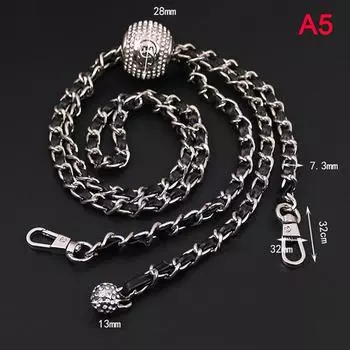 Ремешок-цепочка для кошелька, сменный ремешок-цепочка, регулируемая цепочка для кошелька из искусственной кожи A4