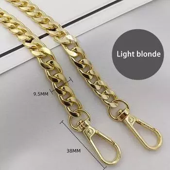 Ремешок-цепочка для сумки с карабином, прочный металлический зажим, сумка через плечо, сумка-мессенджер, плечевой ремень 120cm