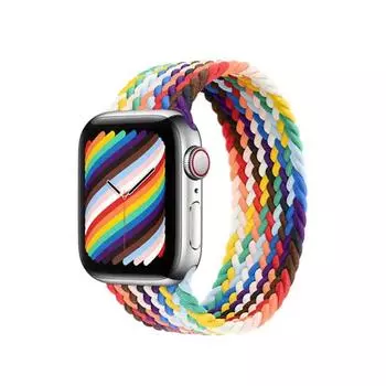 Ремешок для Apple Watch Band 44 мм, 40 мм, 45 мм, 41 мм, 42 мм, 38 мм, 49 мм, браслет из эластичной ткани с петлей Solo, iWatch series 7, 3, 5 SE, 6, 8 Ultra 42mm 44mm 45mm & L