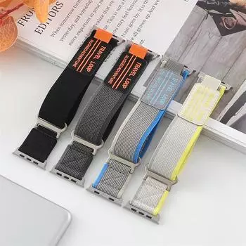 Ремешок для Apple Watch, ремешок 44 мм, 40 мм, 49 мм, 41 мм, 45 мм, 38 мм, 42 мм, браслет с петлей Trail iWatch Ultra 2 серии 7, 6, 5, 4, 3 se 8, 9, 45 мм