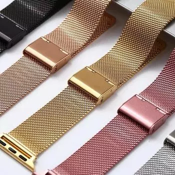 Ремешок для Apple Watch, ремешок 45 мм, 44 мм, 42 мм, металлический браслет Correa 38 мм, 40 мм, 42 мм, браслет из нержавеющей стали Iwatch Serie 7 6 SE 5 4 3 38mm 40mm 41mm