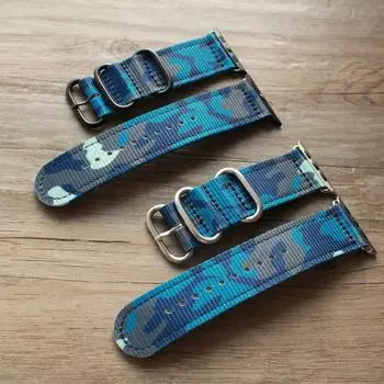 Ремешок для Apple Watch Series 3/2/1 38 мм 42 мм, нейлоновый мягкий дышащий сменный ремешок, спортивный ремешок для iwatch series 4 40 мм 44 мм 38mm