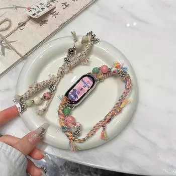 Ремешок для браслета, ремешок для Xiaomi Mi Band 7 6 5 4 3, спортивный ремешок, ремешок для часов Miband 7 4 3 5 6 xiaomi band 9/8 белый