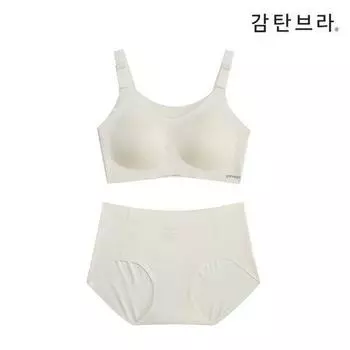 Ремешок для бюстгальтера Posture - 1 комплект из бюстгальтера и трусиков 01. Oatmeal GTJW3P16_T:XL