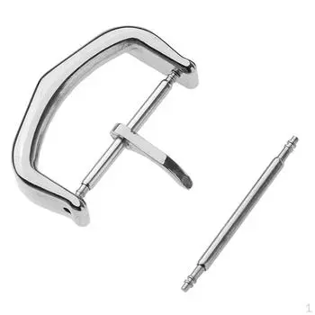 Ремешок для часов 12/16/18 мм, сменная пряжка из нержавеющей стали, застежка 16mm