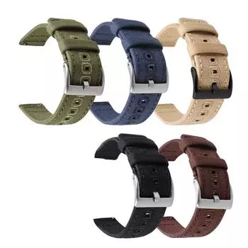 Ремешок для часов 18–22 мм, нейлоновый холст, ремешок для браслета 18mm