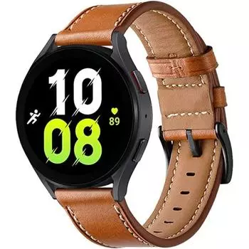 Ремешок для часов 20 мм 22 мм кожаный ремешок для Samsung Galaxy Watch 5 Pro 45 мм/4 Classic 46 мм 42 мм браслет пояс для часов 5/4 44 мм 40 мм ремешок для часов 20mm