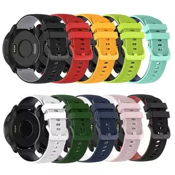 Ремешок для часов 20 мм 22 мм, силиконовый ремешок для Garmin Forerunner 55 158 245 245M 645 745, ремешок для умных часов для Huawei Watch GT 2 Pro GT3 46 мм 42 мм 22mm Universal