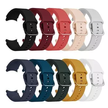 Ремешок для часов 20 мм силиконовый ремешок для Samsung Galaxy Watch 5/5 Pro Smart Watch ремешок для Galaxy Watch 4/4 Classic 20mm