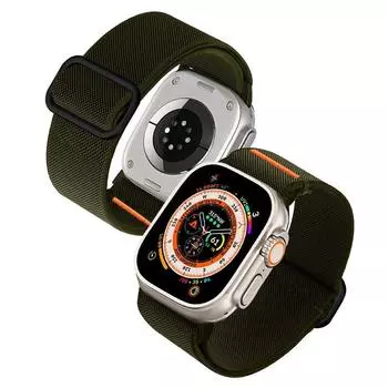 Ремешок для часов, эластичный плетеный ремешок для Apple, ремешок для часов 44 мм, 45 мм, 49 мм, нейлоновый браслет для iWatch series ultra 2, 9, 8, 7, 6, 5, 4, 3se, 42 мм, 41 мм, 40 мм 42mm 44mm 45mm 49mm
