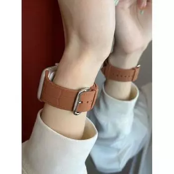 Ремешок для часов Apple Watch - силиконовый ремешок с бамбуковым узором для iWatch S10/9/8/7/6/5/4/3/2/1/se/ultra 49 мм 45 мм 44 мм 42 мм 41 мм 40 мм 38 мм 42/44/45/49mm красный