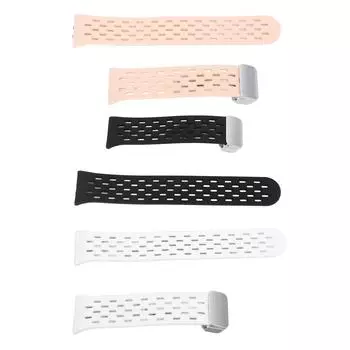 Ремешок для часов, быстросъемный, силиконовый, легкий, стильный, дышащий, ремешок для часов Galaxy Fit3 Black