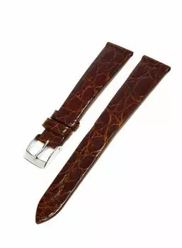 Ремешок для часов CASSIS Caiman Croco COLMAR 18 мм золотисто-коричневый с инструментом для замены U0000A72041018M (Крокодиловая кожа)