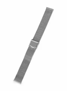 Ремешок для часов CASSIS Mesh MESH SLIDE 16 мм, серебристый, сменные инструменты в комплекте X0023304012016