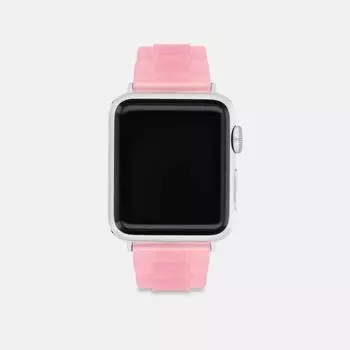 Ремешок для часов Coach Jelly Apple, 38 мм, 40 мм и 41 мм, розовый