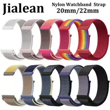 Ремешок для часов для Samsung Watch 5/Watch 5 Pro/Gear Sport/S2/S3 Watch 3 4 45/41 мм Frontier Classic Galaxy Active/Huami Amazfit Bip Huawei GT 2 20mm