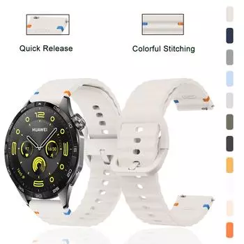 Ремешок для часов Huawei GT4 46 мм, дышащий резиновый ремешок для Huawei GT4/GT3/GT2 46 мм, универсальный ремешок Ultimate GT Runner 22 мм For Huawei GT4 46mm