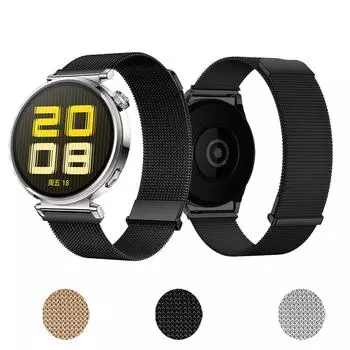 Ремешок для часов Huawei Watch GT5 41 мм, дышащий сменный ремешок для мужчин и женщин, ремешок для Huawei GT54/GT5/GT5 Pro 18 мм, универсальный ремешок GT5 41mm серебряный