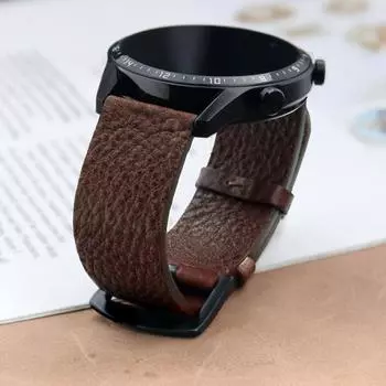 Ремешок для часов, итальянский ремешок из телячьей кожи, 22 мм, кожаный ремешок для часов Huawei Watch GT 2/3 46 мм GT2/GT3 Pro, браслет для Samsung Galaxy Watch 46 galaxy watch 46mm