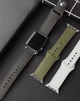 Ремешок для часов из кожи для Apple watch ultra band 49 мм 44 мм 40 мм 41 мм/45 мм 38 мм/42 мм наручный браслет correa iWatch series 8 7 3 4 5 6 se 2 ремешок 38mm-40mm-41mm