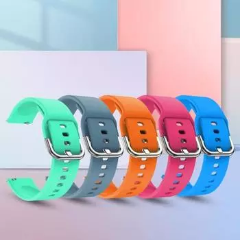 Ремешок для часов из мягкого силикона, 20 мм, сменный ремешок для умных часов, браслет, аксессуары для Amazfit GTS 2E/GTS 2/BIP/BIP Lite