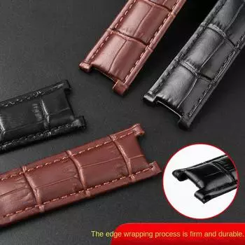 Ремешок для часов из натуральной кожи для Cartier PASHA W31074M7 WSPA0012 WJ120251 W3108555 Вогнутый интерфейс ремешок для часов браслет 20*12 мм