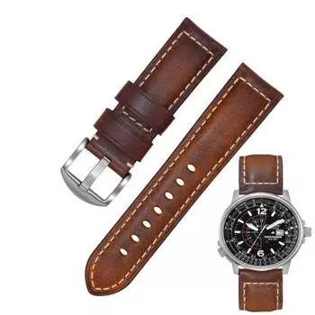 Ремешок для часов из натуральной кожи для Citizen Eco-Drive Promaster BJ7000-52E
