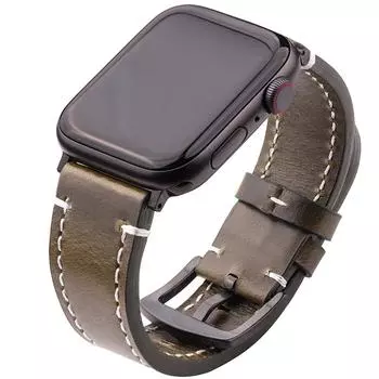 Ремешок для часов из натуральной кожи для Apple Watch Band 44 мм 45 мм 40 мм 41 мм 42 мм 38 мм ремешок для женщин и мужчин Iwatch Series 7 6 5 4 Se браслет For 38mm 40mm 41mm