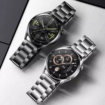 Ремешок для часов из нержавеющей стали для часов Samsung Galaxy watch 6/4/Classic 5 pro 20 мм 22 мм, браслет с металлическими звеньями amazfit GTS-GTR-4-3-2e-mini, ремешок 20mm watch band