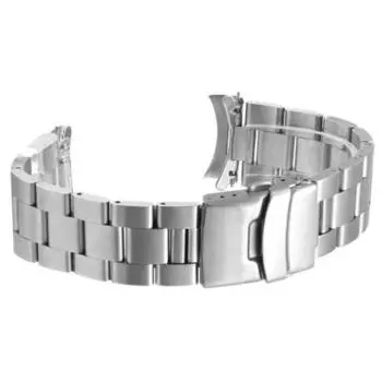 Ремешок для часов из твердой нержавеющей стали 20 мм для Seiko Alpinist SPB121J1 SPB119J1 SPB123J1 20mm серебряный