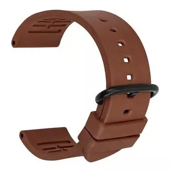 Ремешок для часов Качественные ремешки для часов из фторкаучука 20 мм 22 мм 24 мм Оранжевый резиновый ремешок для часов аксессуары для спортивных часов для дайвинга 24mm