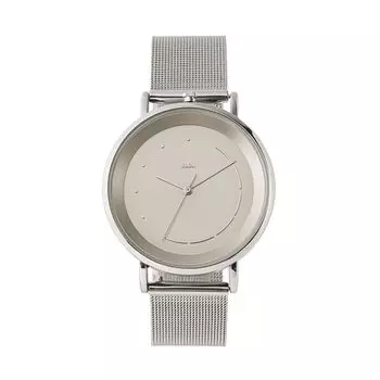 Ремешок для часов klon Watch Solar Watch, сменный, простой, 38 мм, KLON SLIM SOLAR STYLE, tentosen line 38 мм, для мужчин и женщин -SILVER MESH- серебряный