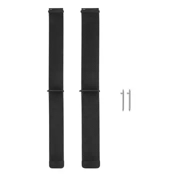 Ремешок для часов Магнитная застежка Сетчатый стиль Нержавеющая сталь Быстросъемный Смарт Спортивные Часы Замена 20mm / 0.8in